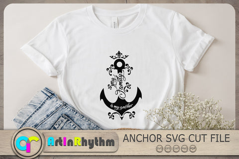 My family is my anchor Svg, Family Svg, Anchor Svg SVG Artinrhythm shop 