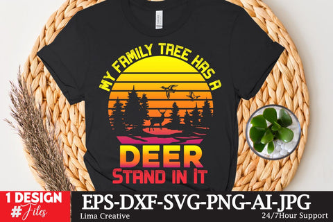 My Family Tree Has A Deer Stand In It Sublimation Insomnia Std 