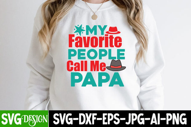My Favori People Call me Papa SVG Cut File, My Favori People Call me Papa SVG Design, SVG BlackCatsMedia 