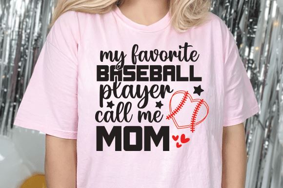 my favorite baseball player call me mom SVG md faruk hossain 