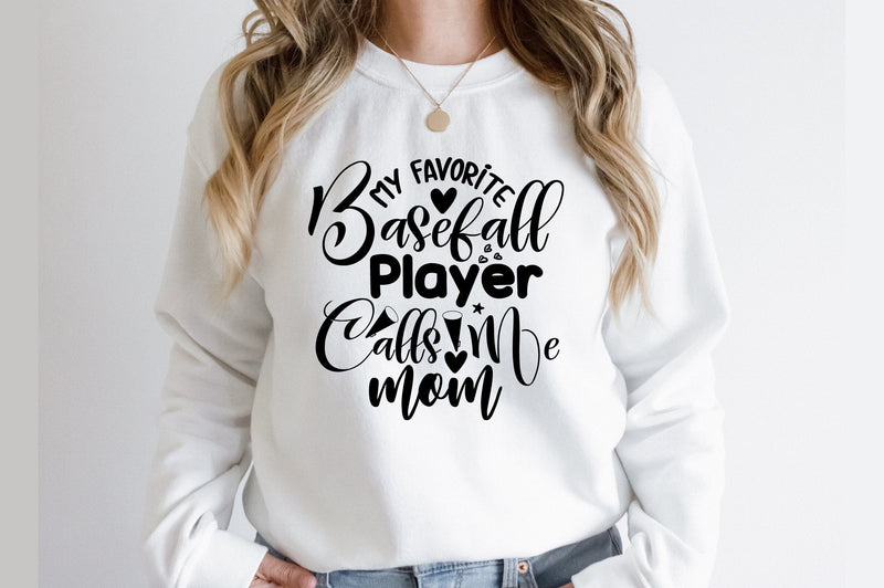 My Favorite Baseball Player Calls Me Mom svg SVG orpitasn 