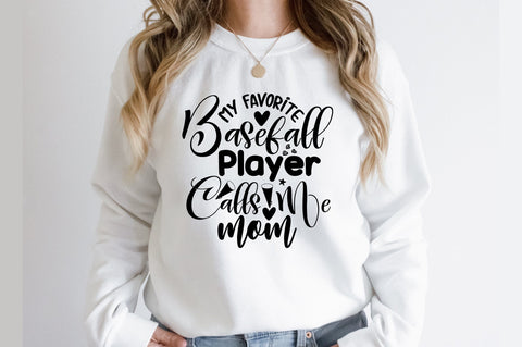 My Favorite Baseball Player Calls Me Mom svg SVG orpitasn 