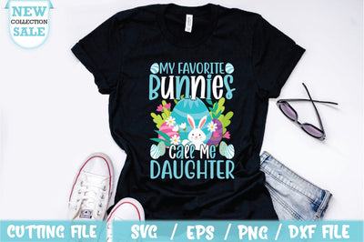 My Favorite Bunnies Call Me Daughter SVG SVG Creativeart88 