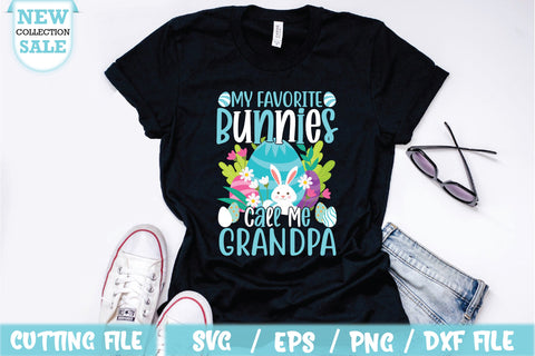 My Favorite Bunnies Call Me Grandpa SVG SVG Creativeart88 