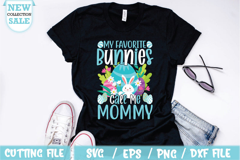 My Favorite Bunnies Call Me Mommy SVG SVG Creativeart88 