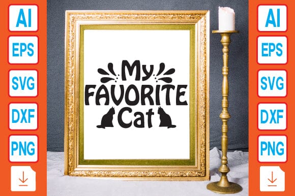 My Favorite Cat SVG Craftlabsvg24 