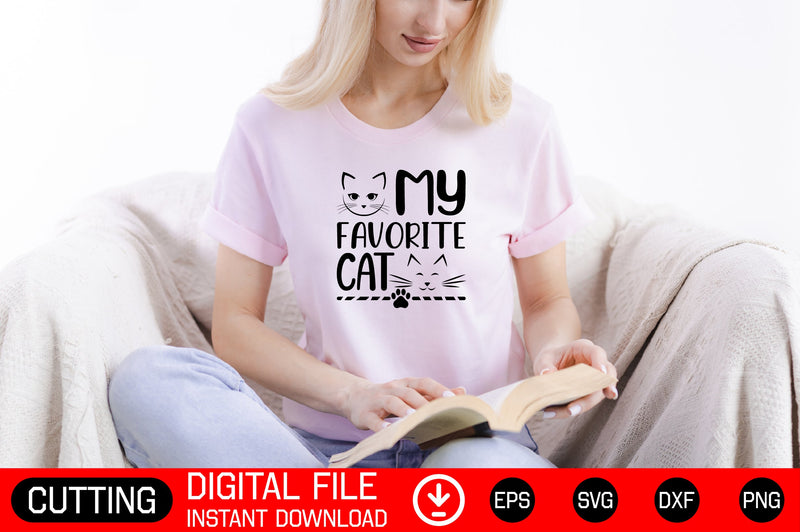 My Favorite Cat SVG CraftlabSvg29 