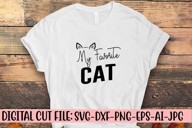 My Favorite Cat SVG Cut File SVG Syaman 