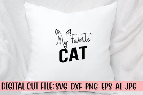 My Favorite Cat SVG Cut File SVG Syaman 