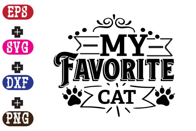 My Favorite Cat SVG Nurstore 