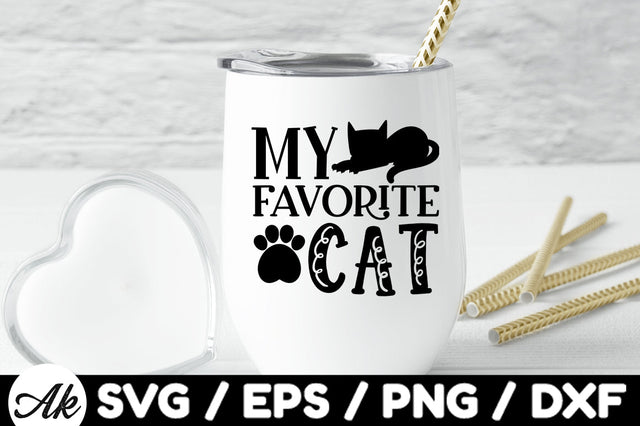 My favorite cat svg SVG akazaddesign 