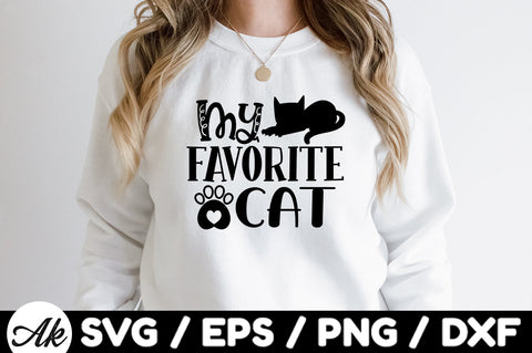 My favorite cat svg SVG akazaddesign 
