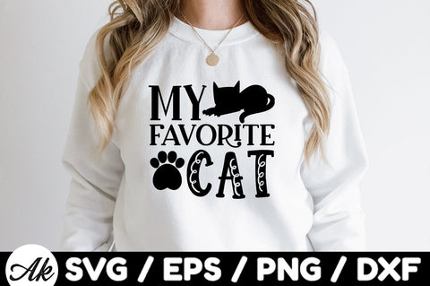 My favorite cat svg SVG akazaddesign 