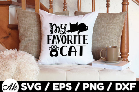 My favorite cat svg SVG akazaddesign 