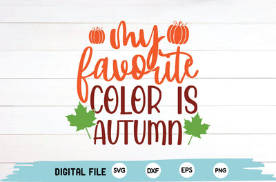 my favorite color is autumn SVG md faruk hossain 