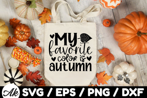 My favorite color is autumn svg SVG akazaddesign 