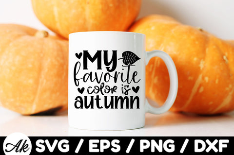 My favorite color is autumn svg SVG akazaddesign 