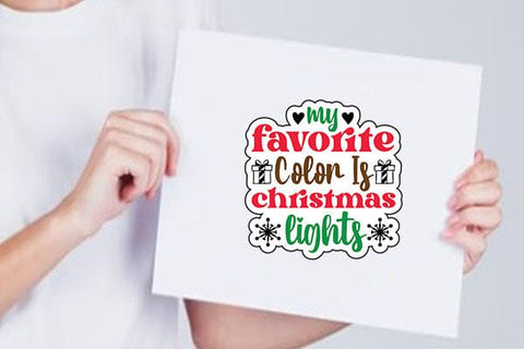 my favorite color is christmas lights SVG Angelina750 