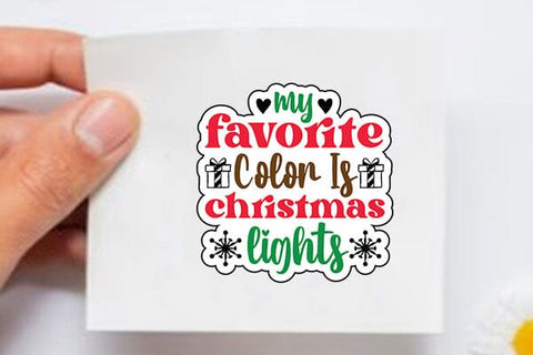 my favorite color is christmas lights SVG Angelina750 