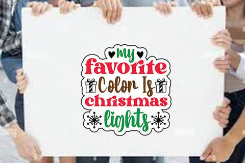 my favorite color is christmas lights SVG Angelina750 