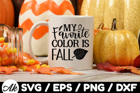 My favorite color is fall svg SVG akazaddesign 