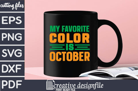 my favorite color is october SVG farhad farhad 