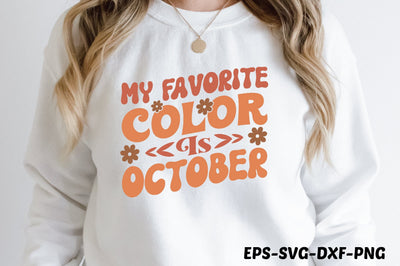 My Favorite Color is October SVG farhad farhad 
