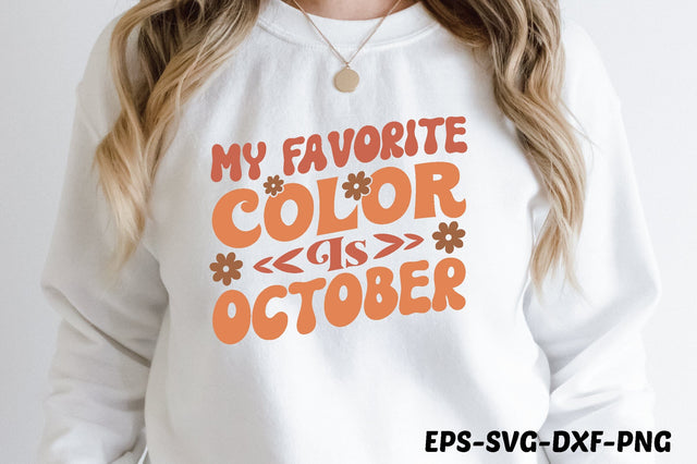 My Favorite Color is October SVG farhad farhad 