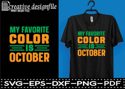 my favorite color is october SVG farhad farhad 