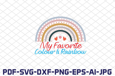 my favorite colour is rainbow SVG farhad farhad 