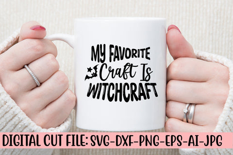 My Favorite Craft Is Witchcraft SVG Design SVG Syaman 