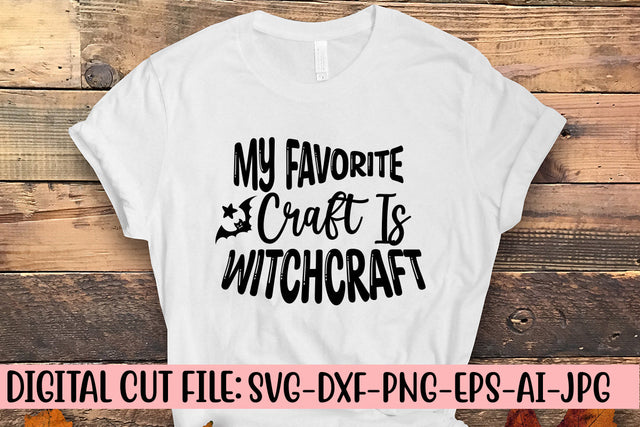 My Favorite Craft Is Witchcraft SVG Design SVG Syaman 