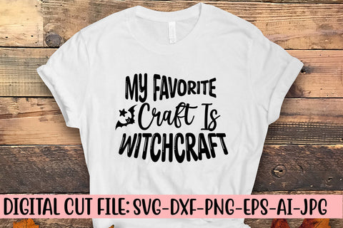 My Favorite Craft Is Witchcraft SVG Design SVG Syaman 