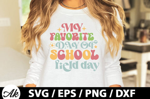 My favorite day of school field day Retro SVG SVG akazaddesign 