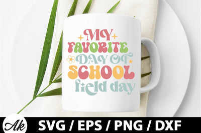 My favorite day of school field day Retro SVG SVG akazaddesign 