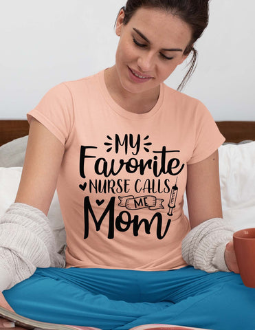 my favorite nurse calls me mom svg,Nurse Mom Svg,Nurse Life Svg,Nursing Svg, SVG Isabella Machell 