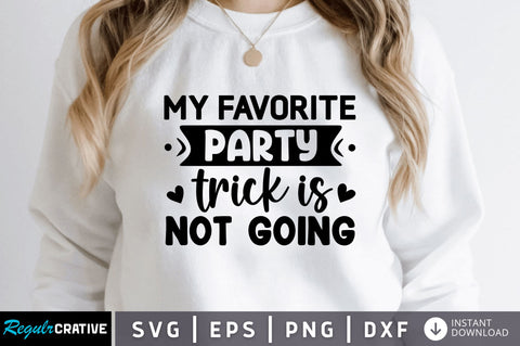 My favorite party trick SVG SVG Regulrcrative 
