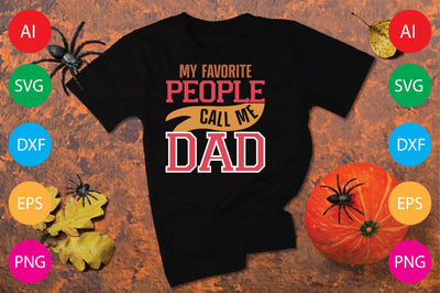 My Favorite People Call Me Dad SVG CraftlabSvg29 
