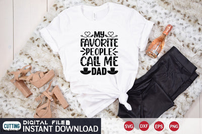 My Favorite People Call me Dad SVG md faruk hossain 