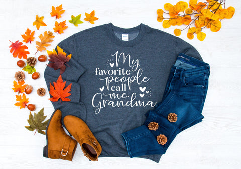 My Favorite People Call Me Grandma SVG - Grandma SVG SVG Pickled Thistle Creative 
