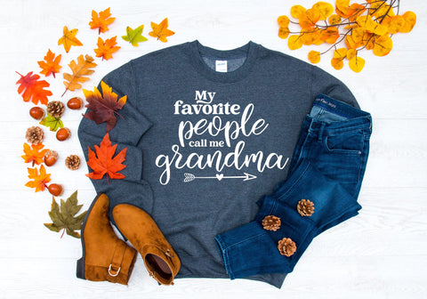 My Favorite People Call Me Grandma SVG - Grandma SVG SVG Pickled Thistle Creative 