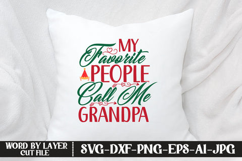 My Favorite People Call Me Grandpa SVG DESIGN SVG MStudio 