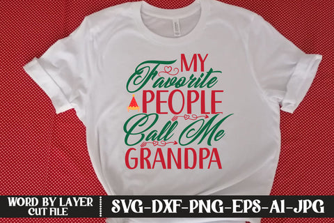 My Favorite People Call Me Grandpa SVG DESIGN SVG MStudio 