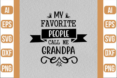 My Favorite People Call Me Grandpa svg SVG shah alam 