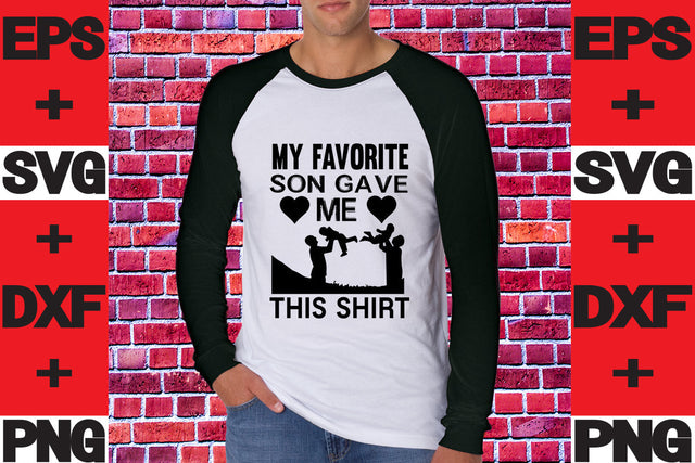 My favorite son gave me this shirt SVG svgteam 