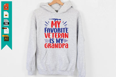 My Favorite Veteran is My Grandpa SVG Craftlabsvg24 