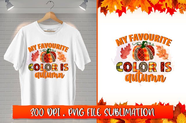My favourite color is autumn Sublimation SVG Shetara Begum 
