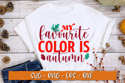 My favourite color is autumn SVG, Retro Fall SVG Shetara Begum 