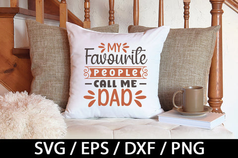 My favourite people call me dad svg SVG akazaddesign 