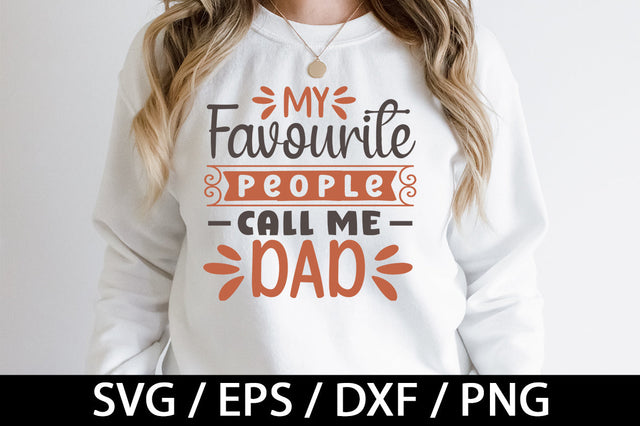 My favourite people call me dad svg SVG akazaddesign 